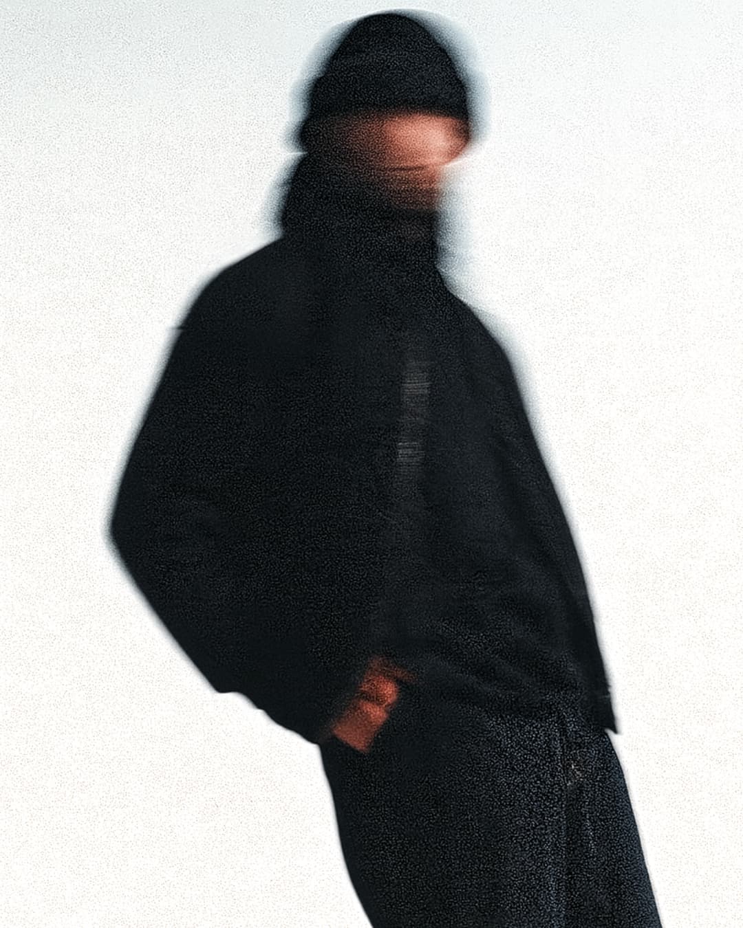 Finlo editorial - person in black outfit